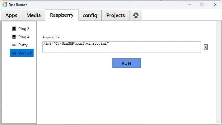 Task Runner & Assistant - Run applications, open folders and websites screenshot